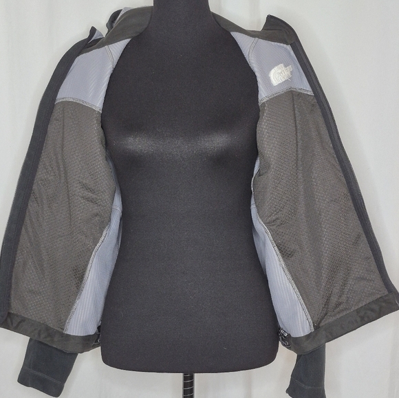 The North Face Women's Black Windwall Fleece Hooded Zip Jacket - Size S - Picture 10 of 14